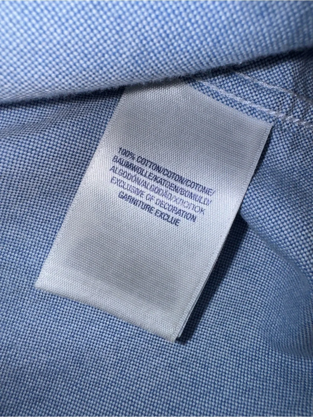 Ralph Lauren Boys Blue Oxford Button Down Shirt Size 10 Pony Logo 100% Cotton